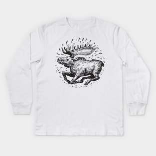 Moose Kids Long Sleeve T-Shirt